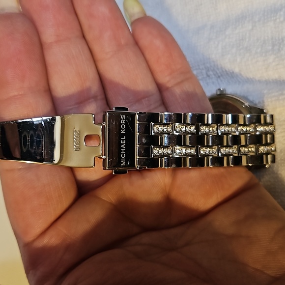 Michael Kors Pave Embellished Analog Watch - Silver-tone - Picture 4 of 11